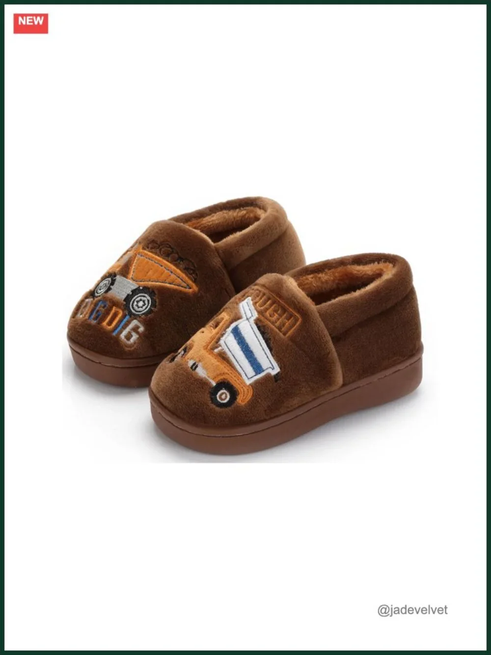 Toddler Slippers Boys Girls Little Kids House Shoes Warm Non-slip Sole Soft